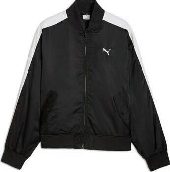 Puma T7 Bomber Jacket Unisex Yetişkin Ceket - M - Siyah