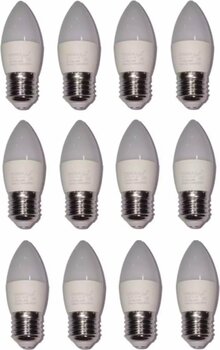 Osaka 6W Led Ampul E-27 Duylu Beyaz Işık 12 Adet