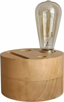 Dalen Açık Kahverengi Masa Lambası Ahşap Rengi