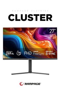 Rampage Cl27r165 27 165hz 1ms Boe Ips Fhd Freesync Pivot Pc Flat Gaming Oyuncu Monitörü