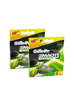 Gillette Mach-3 Sensitive Tıraş Bıçağı 8'li