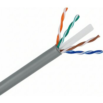 Efe Elektrik Cat6 U/utp Pvc Ethernet Data Kablo (Metre Seçiniz) - Gri