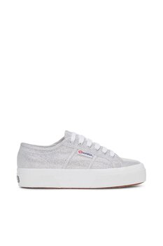 Superga 2740 Platform Lame Kadın Gümüş Gri Sneaker 41 Numara