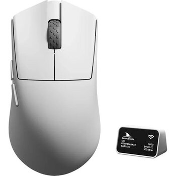 Meyer Gaming Darmoshark M3XS Pro 8k Kablosuz Oyun Mouse 30000 DPI Ev Ofis Oyun İçin - Beyaz