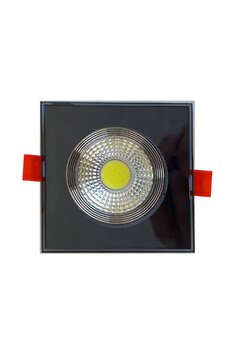 Sunlight Füme Cam Kare Sıva Altı Led Spot Armatür İç Beyaz, Kenar Gün Işığı
