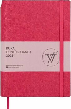 2025 Ivory Esnek Kapak A5 (14 x 21 cm) Günlük Ajanda