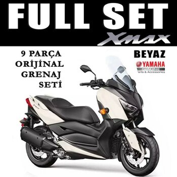 Yamaha Xmax 125/250/300/400 2018-2022 Orijinal Grenaj Seti Beyaz 9 Parça