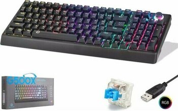 Hadron G500XB Mekanik Gaming Klavye Blue Switch Rgb Aydınlatmalı 104 Tuş - Siyah - 1 Adet