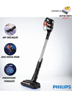 Philips Speedpro Max 2'si 1 Arada Dikey& El Süpürgesi, Kablosuz Dik Süpürge 65dk