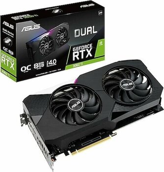 Asus RTX 3060 TI DUAL-RTX3060TI-O8G-V2 256 Bit GDDR6 8 GB Ekran Kartı
