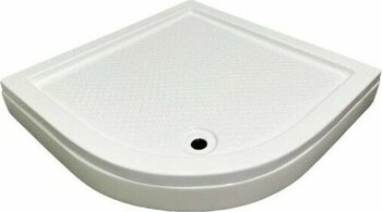 100X100 Oval Panelli ve Ayaklı Akrilik Duş Teknesi