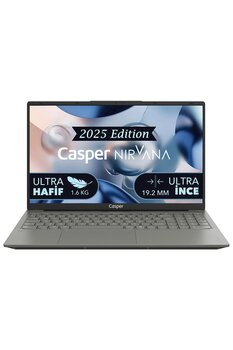 CASPER Nirvana X600 Ryzen5-7430U 16GB 2TB SSD 15,6\ Freedos Dizüstü Bilgisayar X600.7430-BX00X-G-F