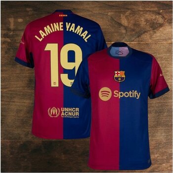 Barcelona 2024-25 Yeni Sezon Lamıne Yamal Yetişkin Iç Saha Forması Parçalı - L - Bordo