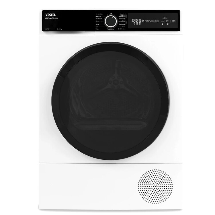 Vestel KM 9701 9 kg Beyaz Çamaşır Kurutma Makinesi