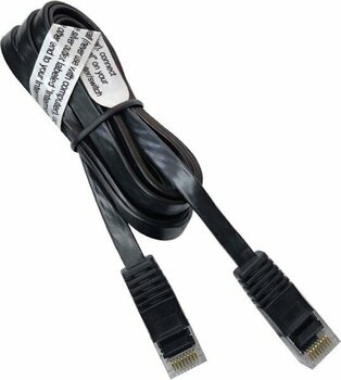 Leonpro RJ45 CAT5E Slim Yassı Internet Ağ Bağlantı Kablosu 10'lu Paket 1.5m - 1,5 m - Siyah