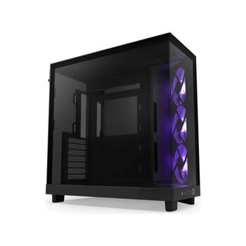 Nzxt CC-H61FB-R1 H6 Rgb Siyah 3 * 12CM Fan Usb3.2/type-C Atx/m-Atx Mid-Tower Kasa - 1 GB - Acı Kahverengi - Option-1