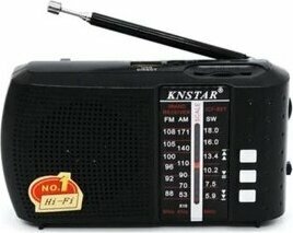 Knstar Bluetoothlu Fm Radyo Usb Tf Kart  Şarjlı Cep Radyosu Icf8bt
