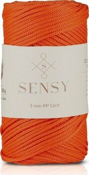 Sensy Polyester Makrome Ip 3 mm 250 Gram Makrome Ipi 120 Metre Supla Ip ve Çanta Ipliği - Portakal