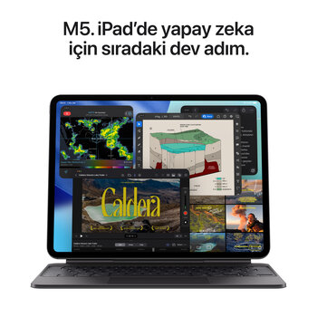 iPad Pro 13 inç WiFi + Cellular 256GB Standart Cam Uzay Siyahı ME7W4TU/A
