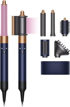 Dyson Airwrap Complete Long Volumise Prusya Mavisi/Parlak Bakır Saç Şekillendirme Seti
