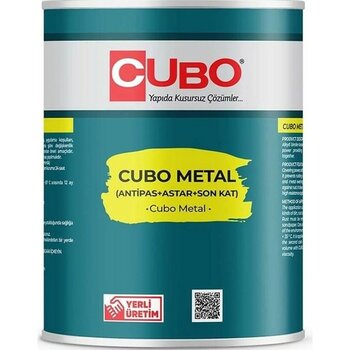 Nerm Cubo Metal Pas Boyası Siyah 2,5 Litre - 1 Adet - 3 Renk Sunburst