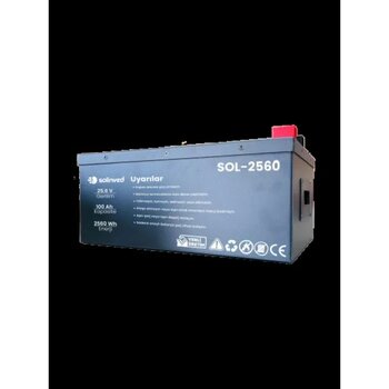 Solinved 100AH 25.6V Lityum Akü