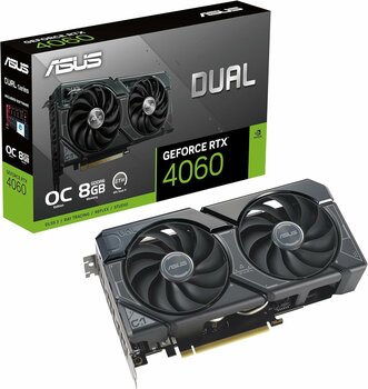 Asus Dual GeForce RTX 4060 OC DUAL-RTX4060-O8G 8GB GDDR6 128Bit DX12 DLSS 3 Gaming (Oyuncu) Ekran Kartı