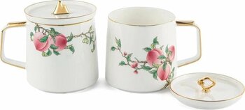 Mikasa Moor Peachy 2'li Kapaklı Kupa Seti 420 cc