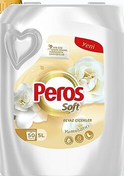 Peros Soft Beyaz Çiçekler Yumuşatıcı 50 Yıkama 5 lt
