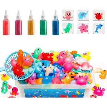 Magic Water Elf Aqua Gel Sihirli Su Oyuncak Seti 5 Renk Jel Şişe 6 Kalıp