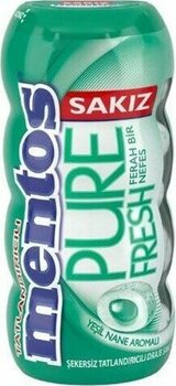 Mentos Pure Fresh Nane Aromalı Draje Sakız 12 x 30 gr - 360 gr