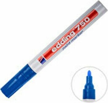 Edding 750 Boya Marker Kalem Mavi  (  3  Adet  )