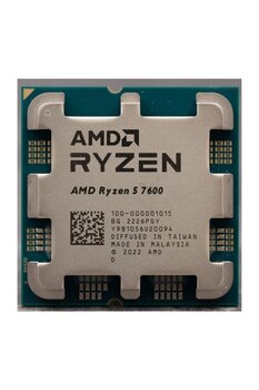 Ryzen 5 7600 3.8Ghz (Turbo 5.1Ghz) 6 Core 12 Threads 32Mb Cache Am5 İşlemci - Tray