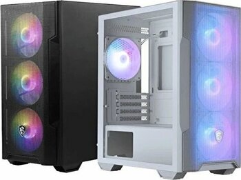 MSI MAG Forge M100r Temperli Cam Mesh 4x120mm Argb Fan USB 3.2 Beyaz Micro-ATX Tower Oyuncu Kasa