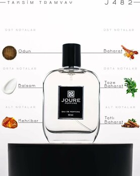 Joure J482 - Oud Odunsu Sicak Baharatlar Kokulu 50ml Kalici Edp Unisex Parfüm