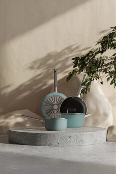 SMEG Cookware 50's Style Prima Emerald Green Set 4'lü