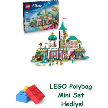 LEGO Disney Princess Prenses Şatosu ve Kraliyet Hayvanları 43267 + Polybag