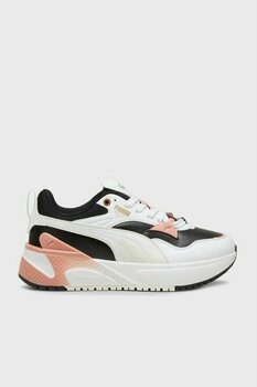 Puma R78 Disrupt Logolu Kalın Tabanlı Sneaker Ayakkabı Bayan Ayakkabı 39767508 - 38,5 - Siyah - Beyaz