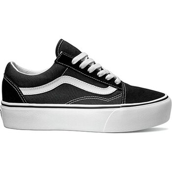 Vans Ua Old Skool Platform  VN0A3B3UY281 Erkek Sneaker - 44.5 - Siyah - Beyaz