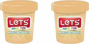 Lets Tek Renk Oyun Hamuru Ten Rengi ( 150 gram ) Ikili