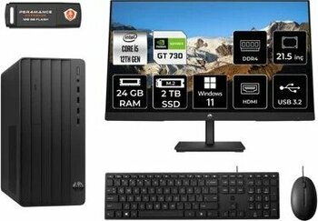 Hp Pro Tower 290 G9 Ma5ead374 İ5 12500 24Gb Ram 2Tb Ssd Gt730 4Gb 21.5" W11h Masaüstü Pc
