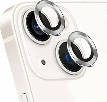 Microsonic Tekli Gümüş iPhone 13 Mini Kamera Lens Koruma Camı