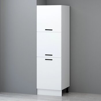 Fly Mobilya Fly Çok Amaçlı Dolap 60 cm Beyaz