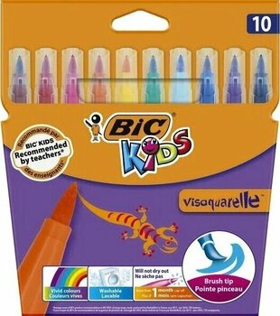 Bic Visa İnce ve Kalın Çizgi 10 Adet Set Keçeli Boya Kalemi