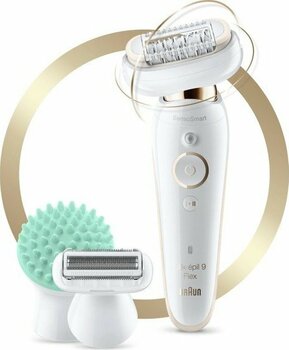 Braun Silk-épil 9 Flex 9020 SensoSmart Kablosuz Islak & Kuru Kullanım 7 Ek Parçalı 3'ü 1 Arada Epilatör