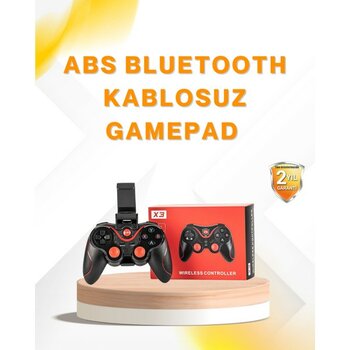 Ds-Derin Kablosuz Bluetooth Gamepad Pc Android Tv Uyumlu Oyun Kumandası - Renkli