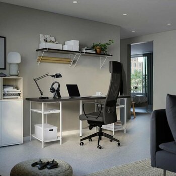 IKEA LAGKAPTEN/ADILS venge-beyaz 200 x 60 x 73 cm çalışma masası