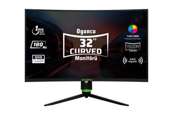 Monster Aryond A32 V2 31.5 inç 2560 x 1440 Oyuncu Monitörü