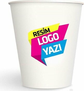 May Cup Firmaya Özel Baskılı Karton Bardak 7 Oz 3000 Adet MayCup