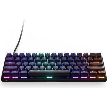 Meks Steelseries Apex 9 Mini – Mekanik Oyun Klavyesi – Optik Anahtarlar – 2 Noktalı Çalışma – Kompakt Es